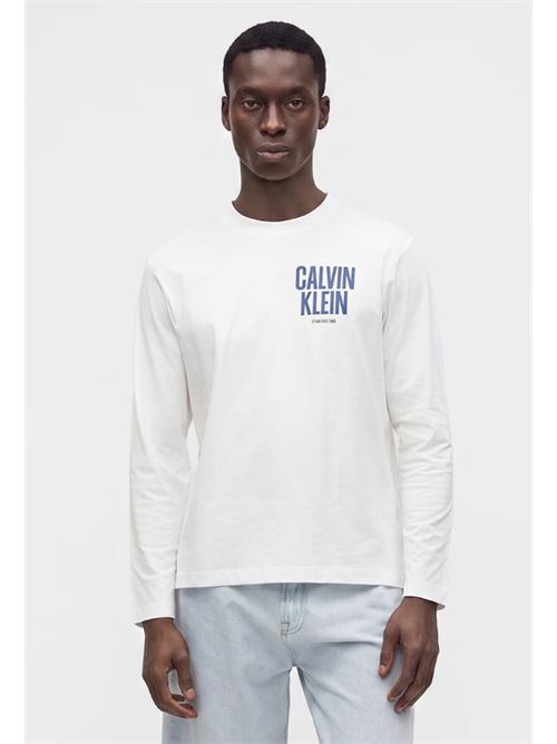 ls 30s eu block front calvin tee CALVIN KLEIN JEANS | LV04RH859GYAF